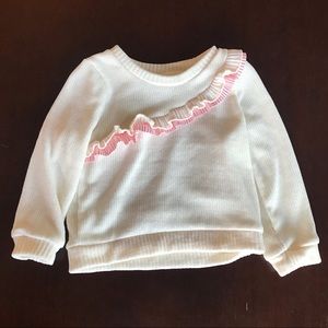 5/$15 🌷 2T Cream Embellished Sweater